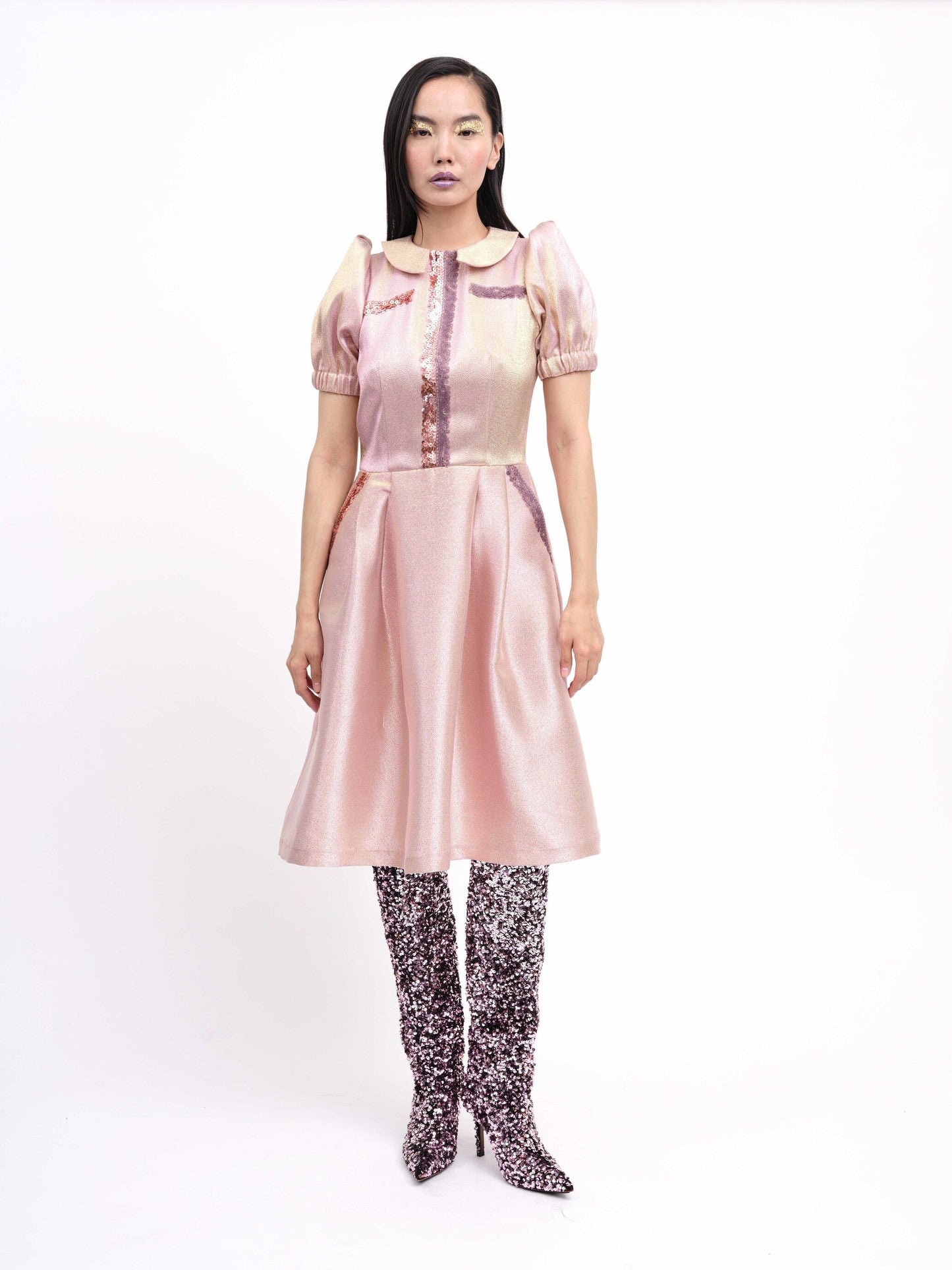 Dress Sequins Blush