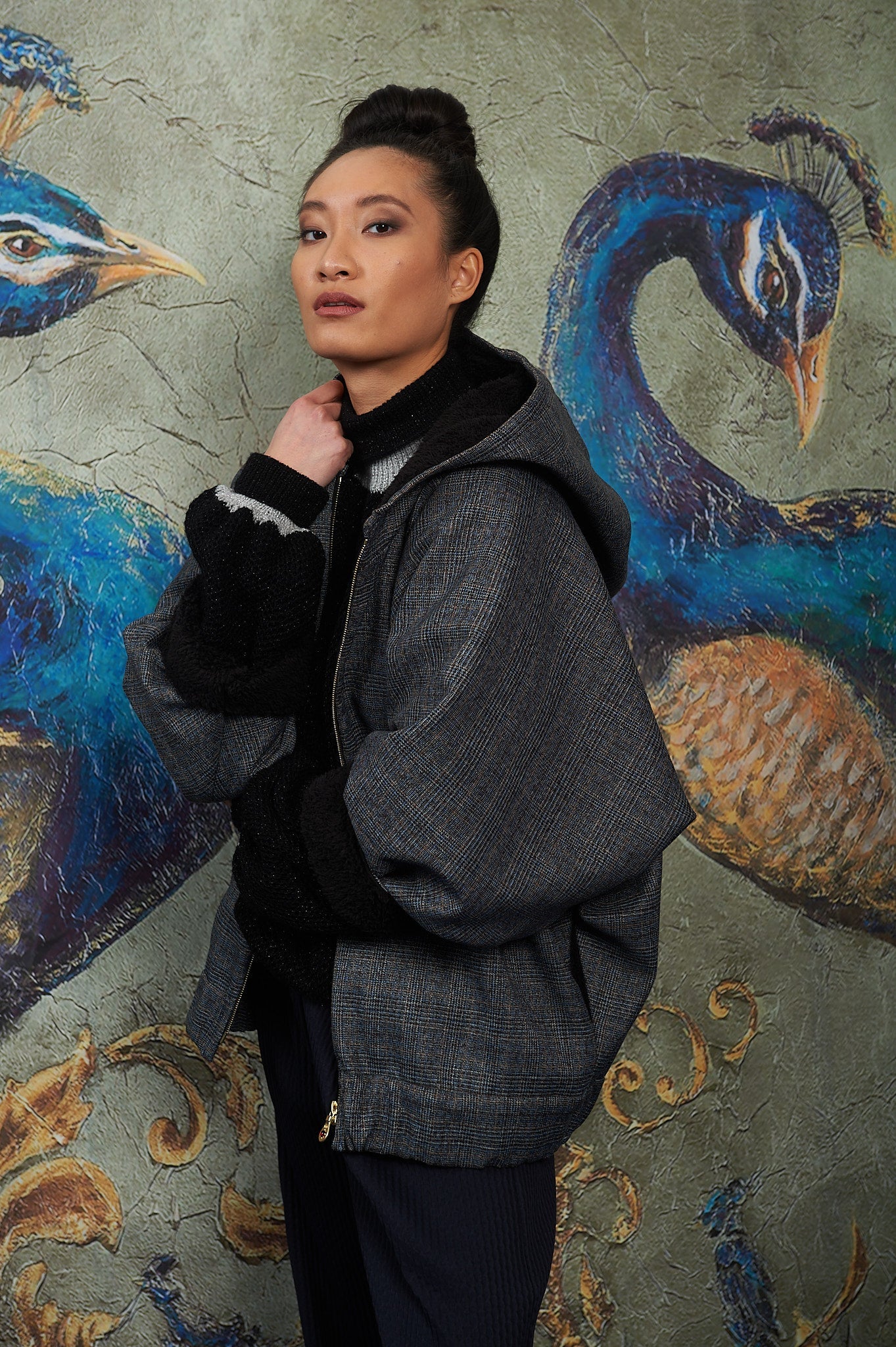 Jacke mit Kaputze