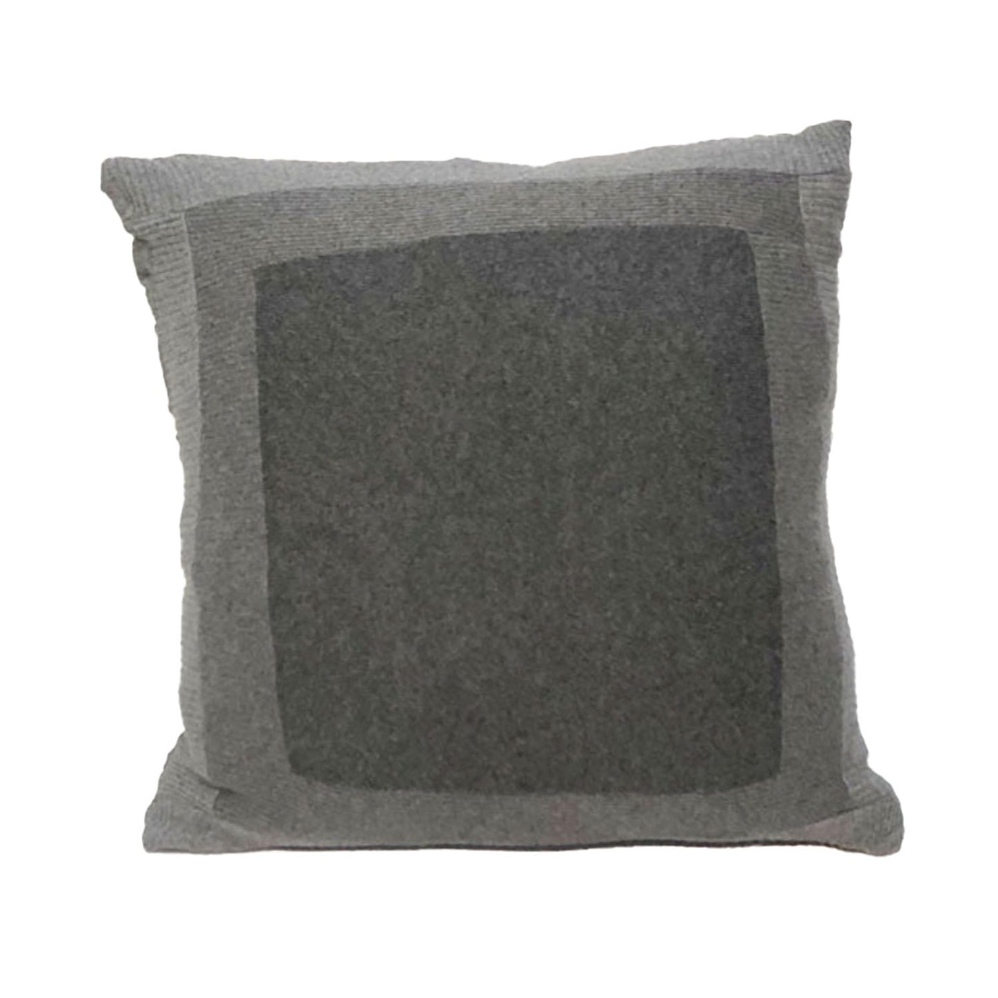 Grey Color Block Pillows 24"