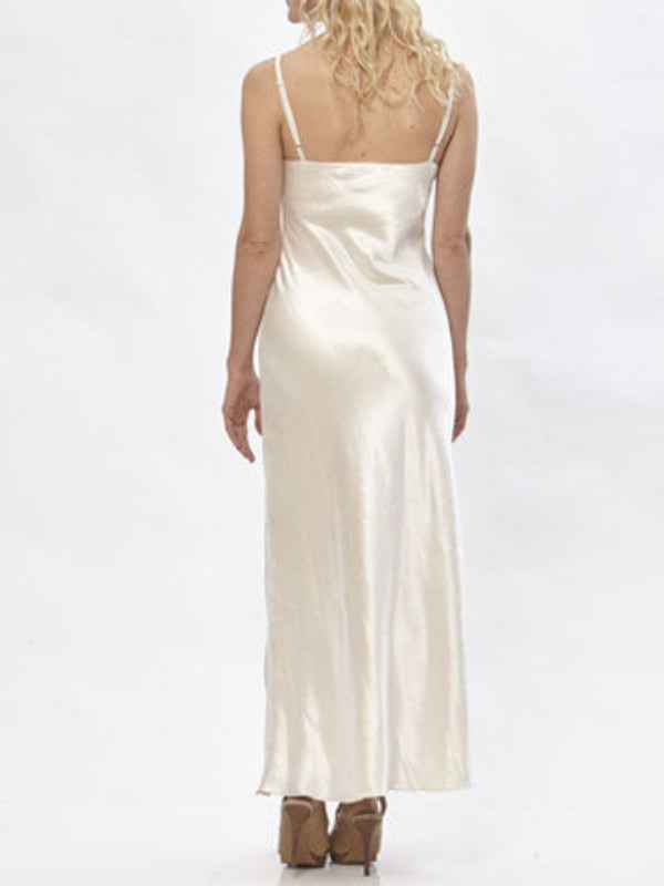 Vivien Slipdress – Hemp/Silk-Crème