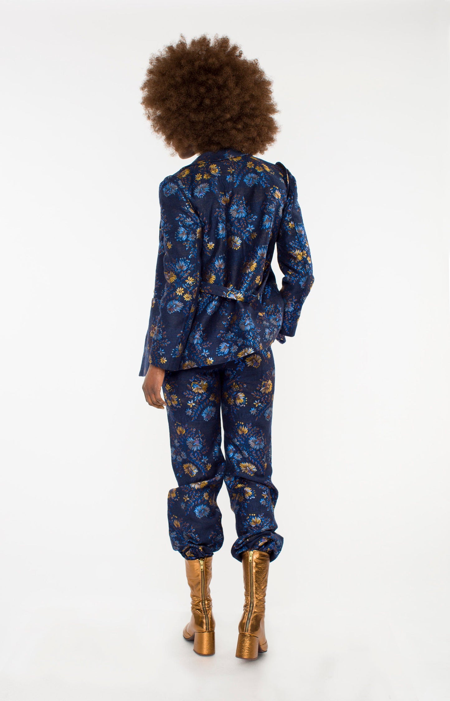Suit Floral Blue