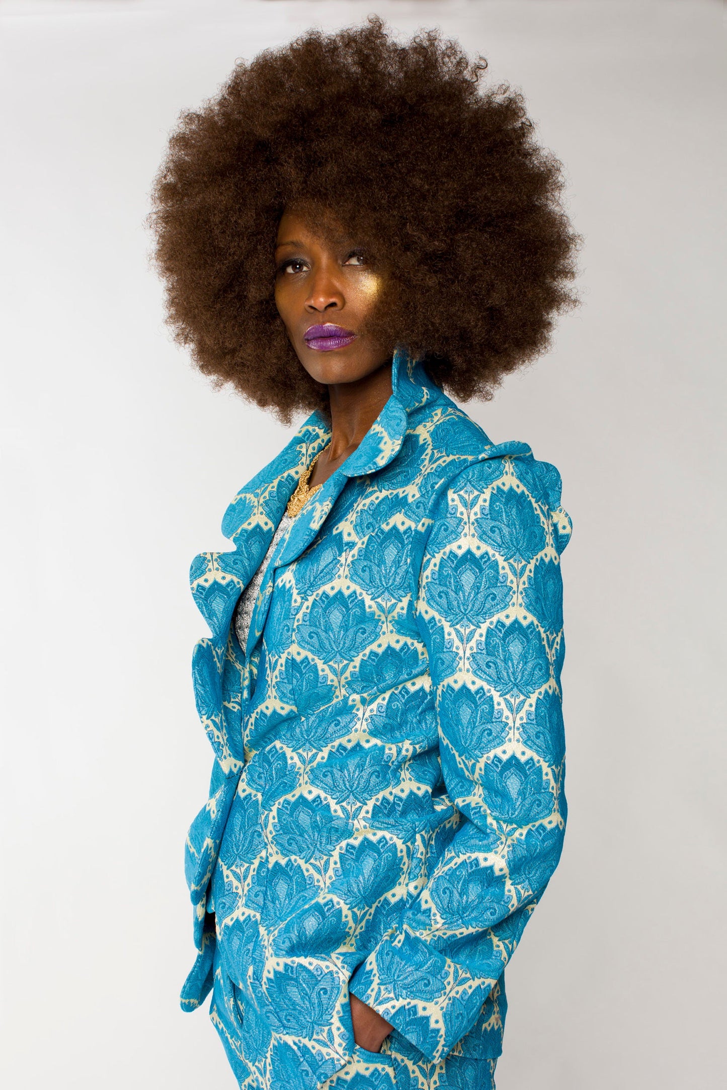 Suit Turquoise