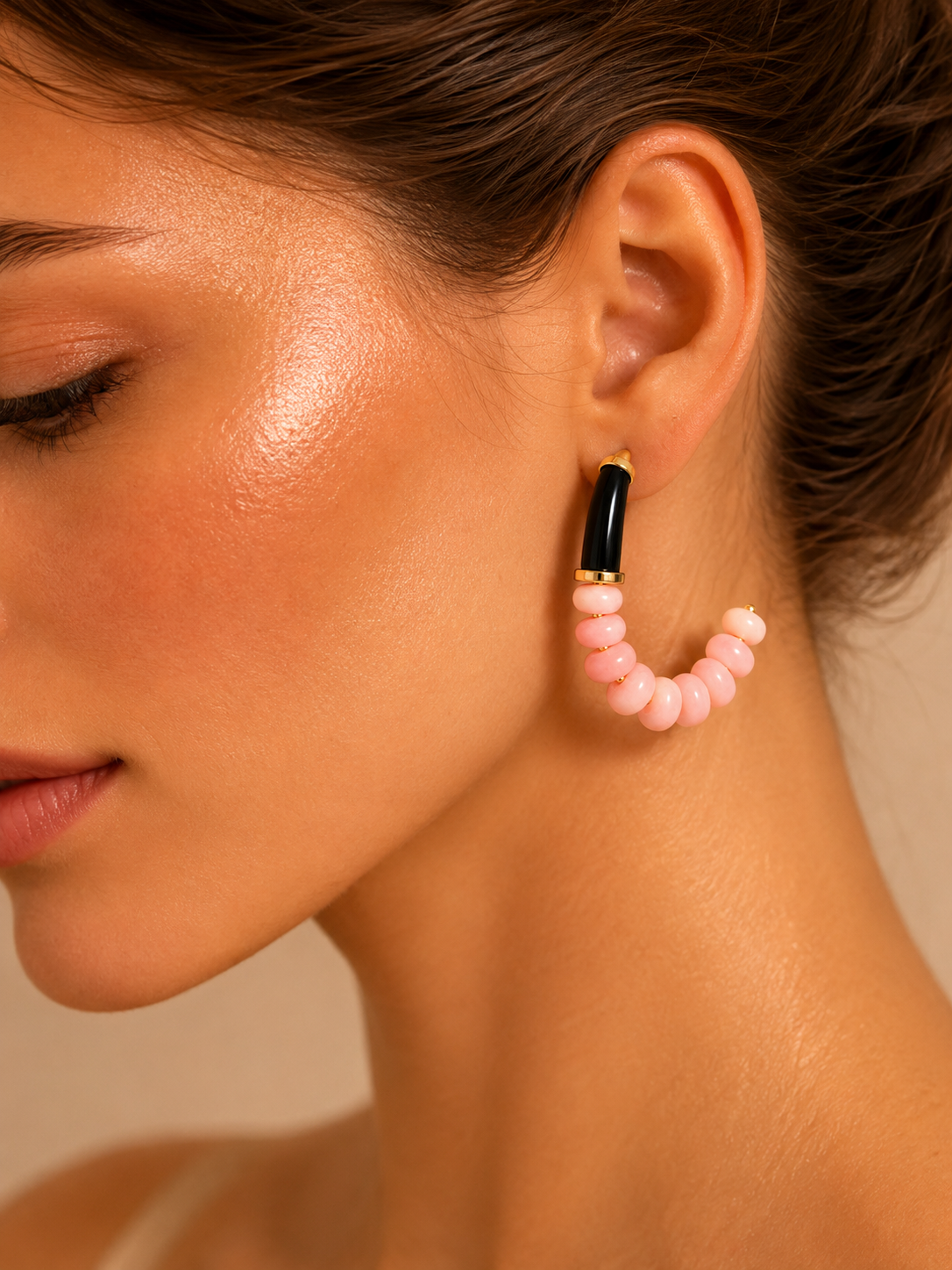 18K Gold Rosalia Hoop Earrings
