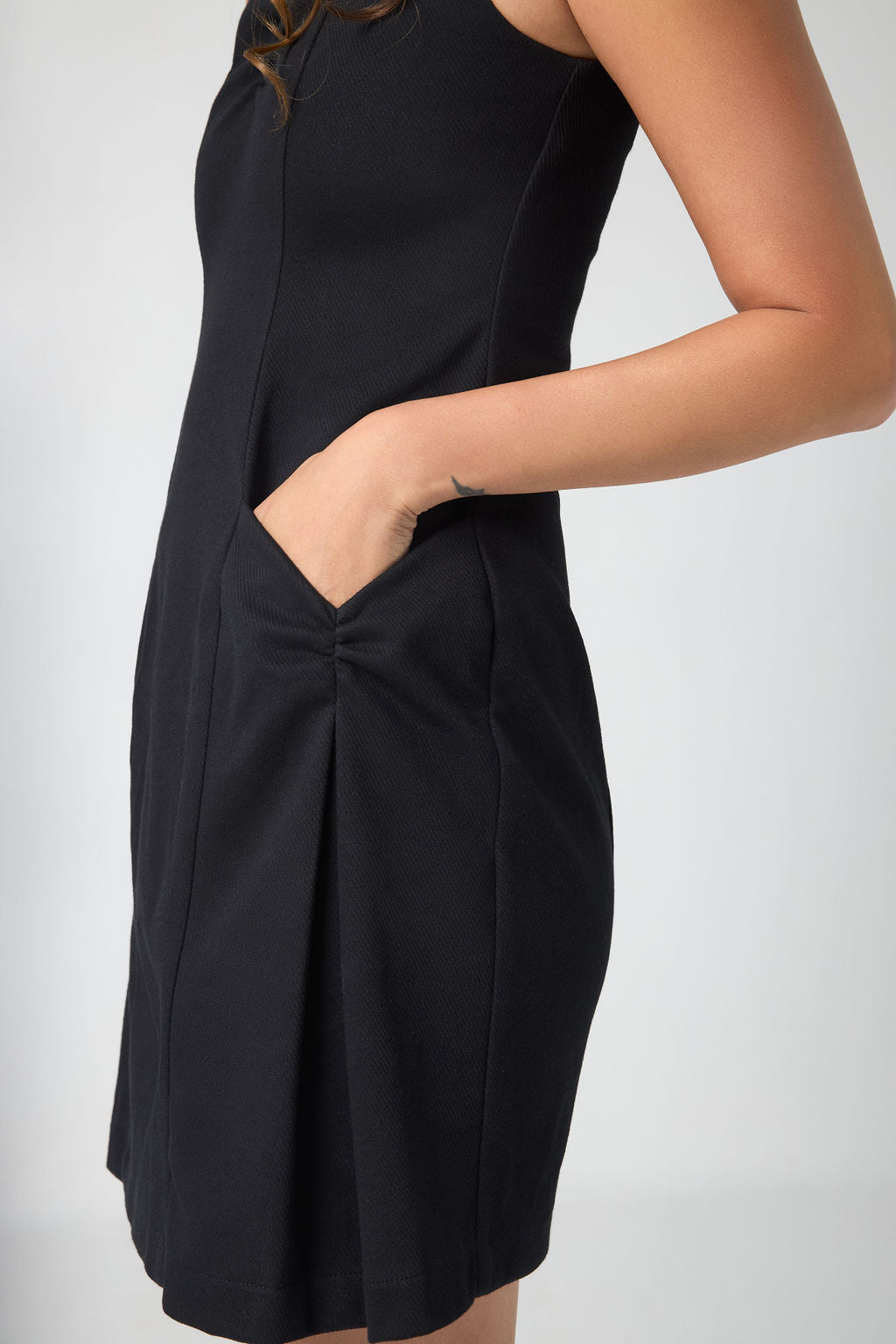 Irene Knit Dress with Bow Pocket