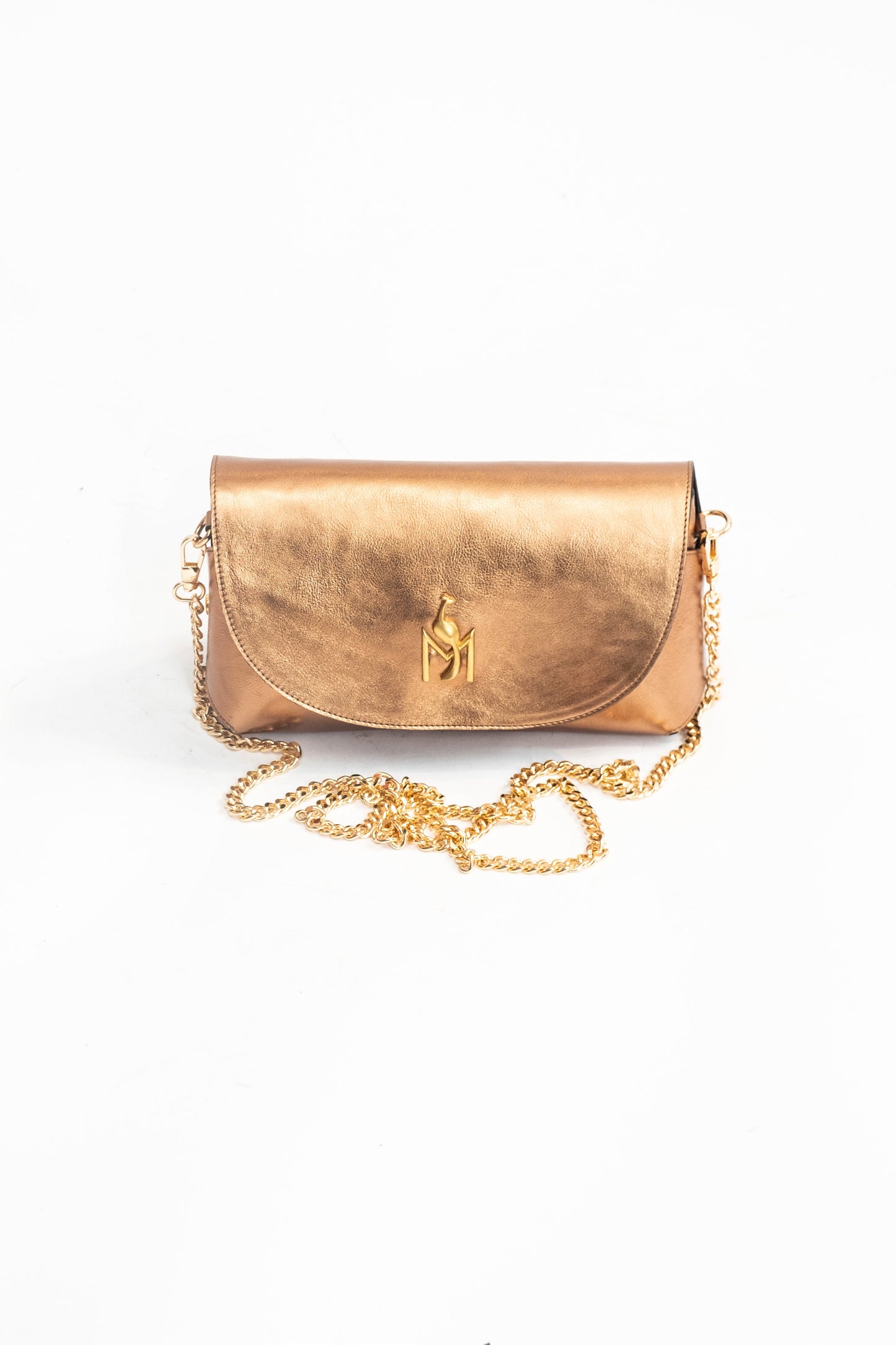Handmade Bag Metallic Bronze