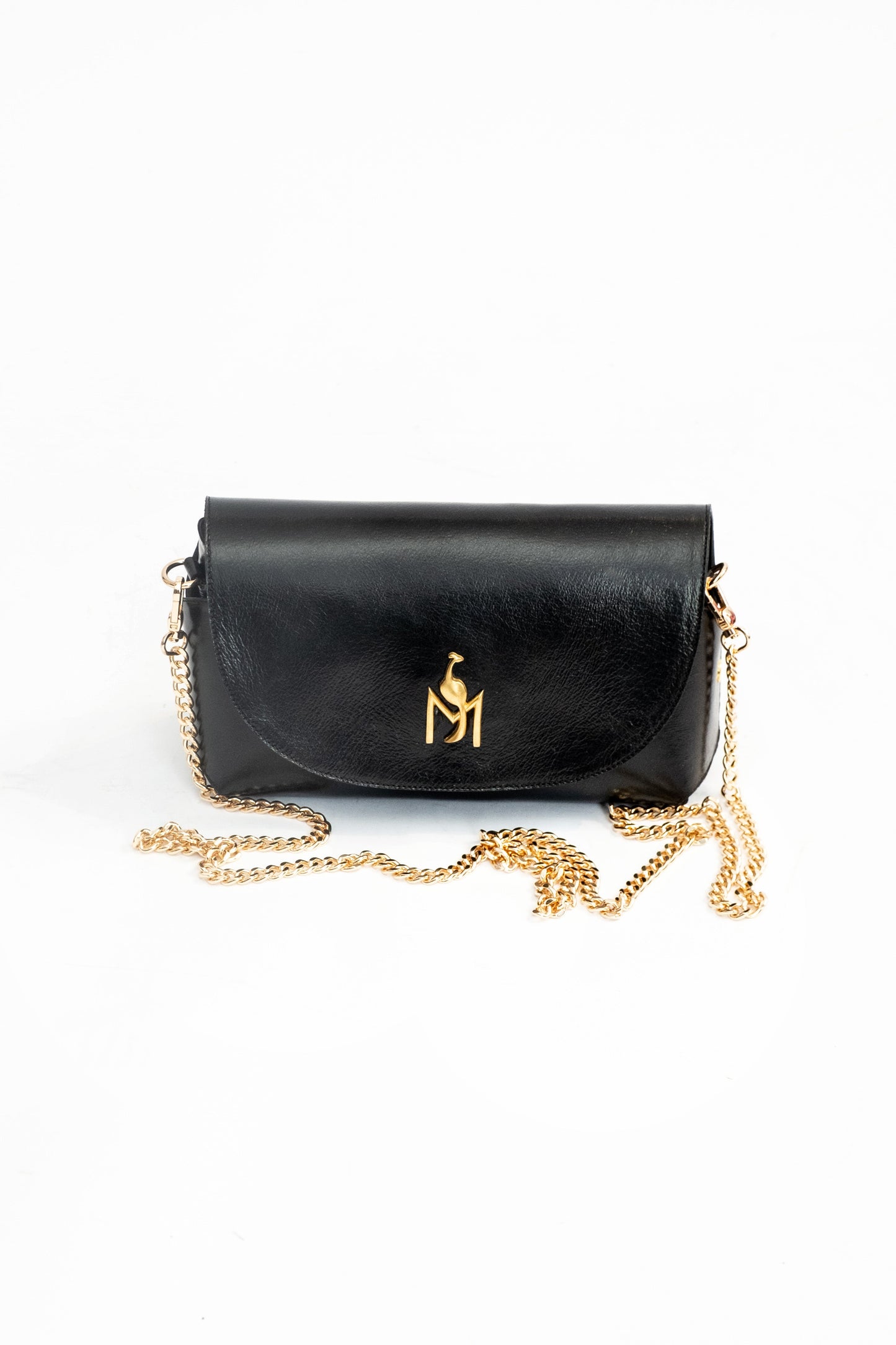 Handmade Bag Metallic Black