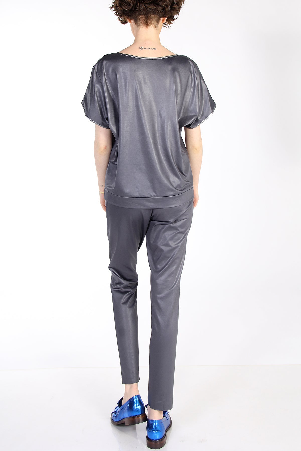 Blouse Sparkly Grey