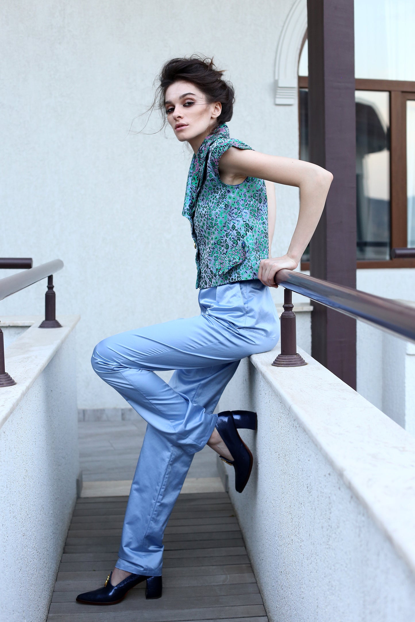 Vest Statement Floral