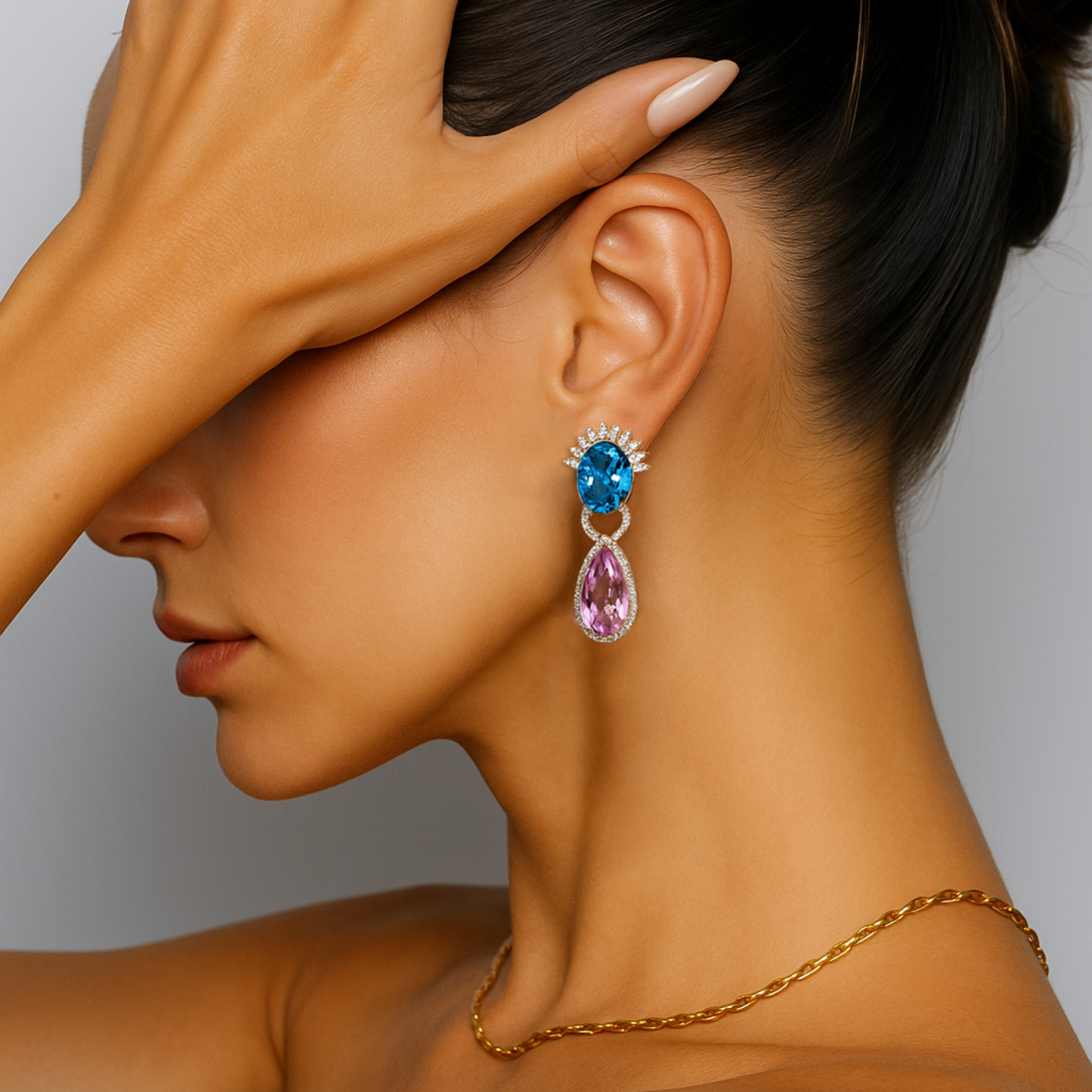 Violet Horizon Earrings