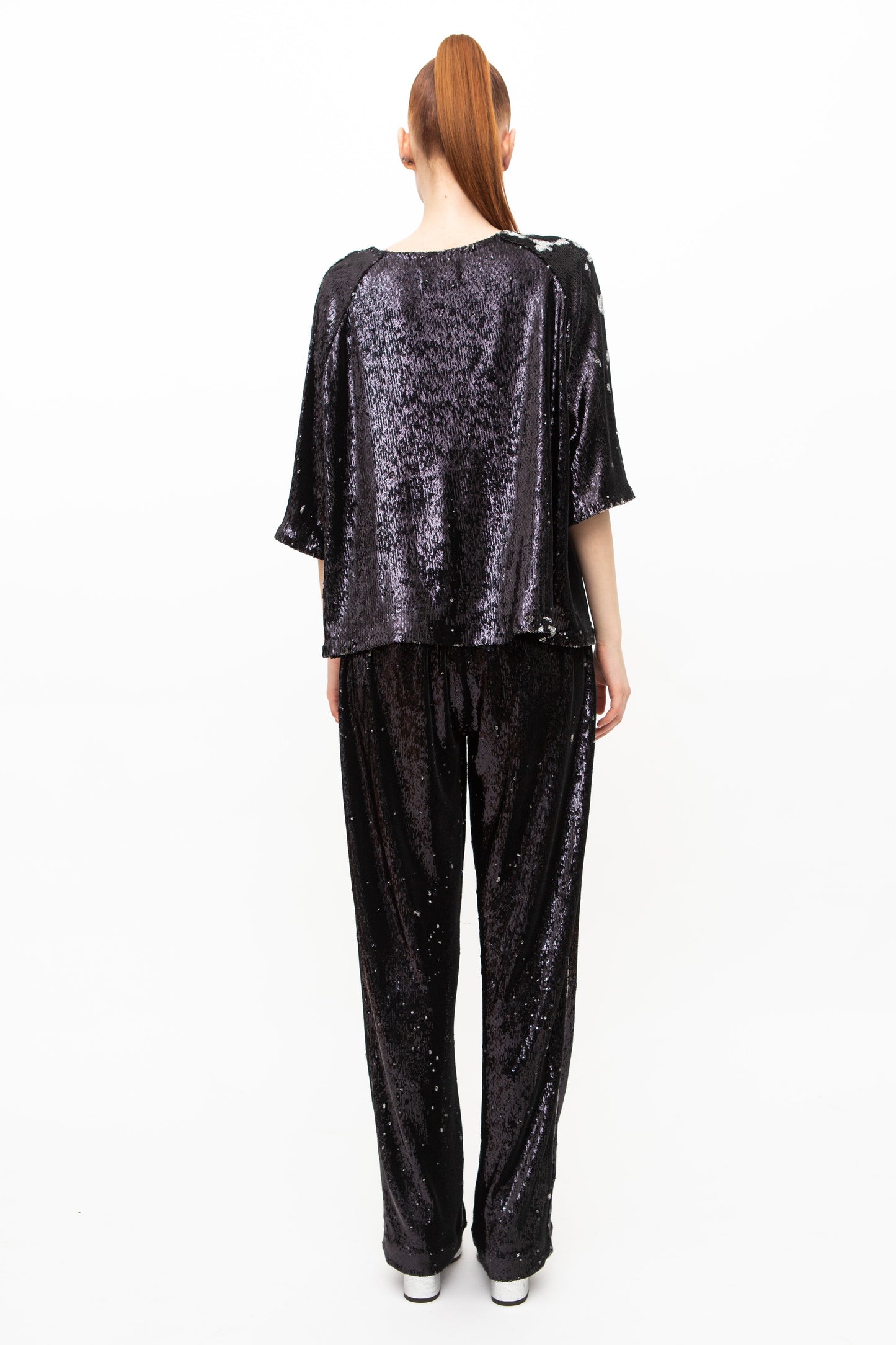 Shirt Sequins Black