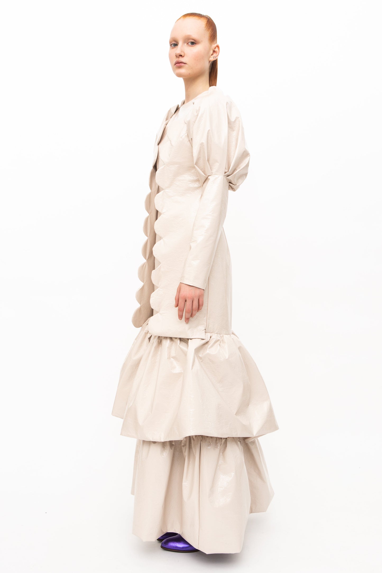 Coat Oversize Creme St. Moritz handmade
