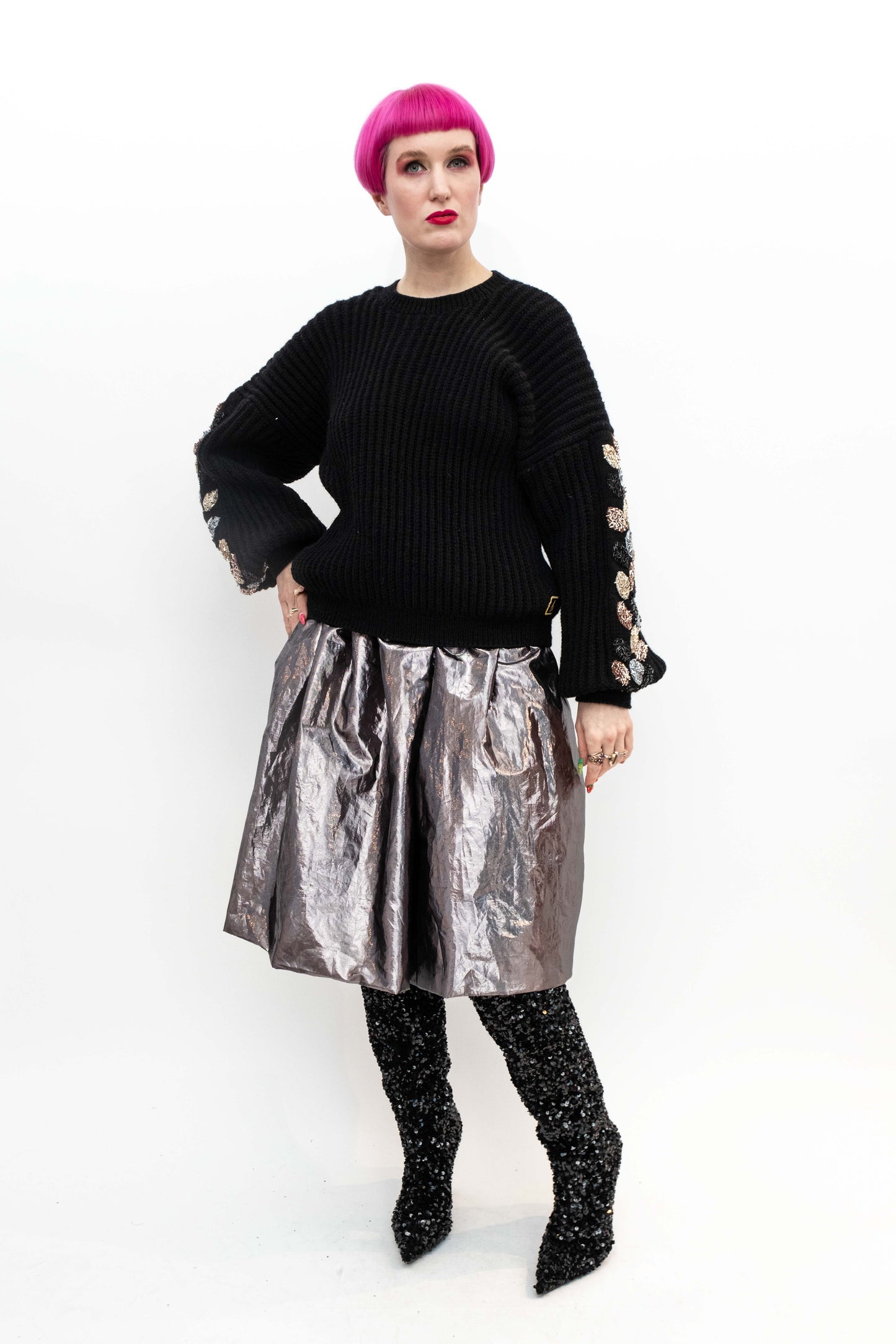Handmade Pullover Black