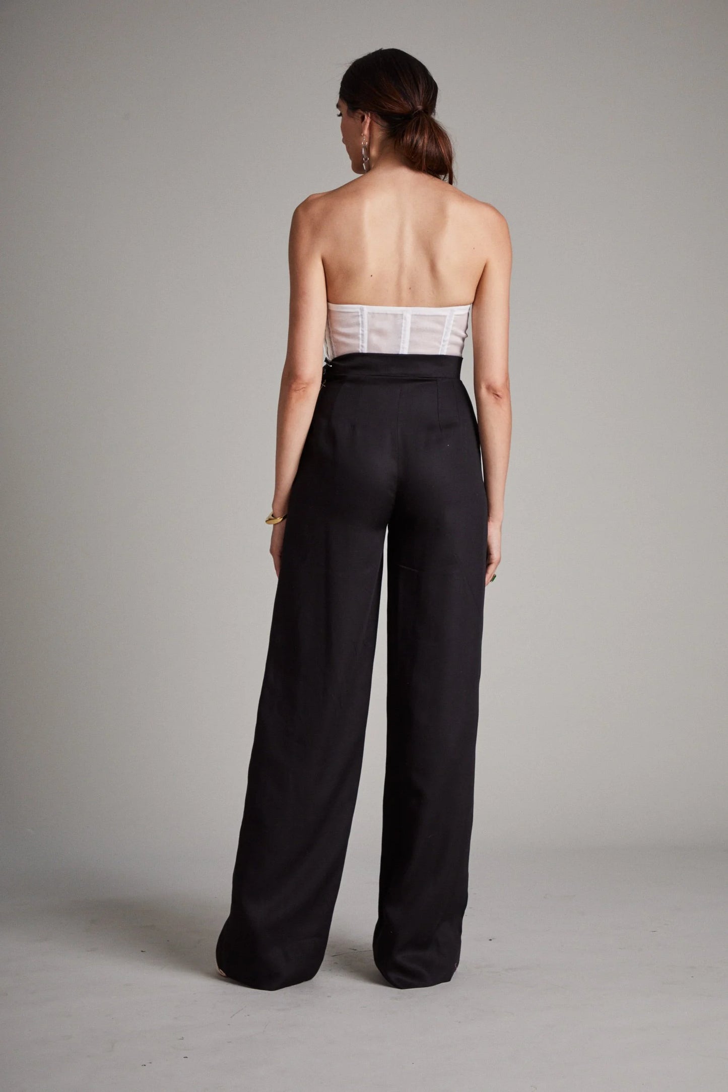 Black Wide Leg Trousers