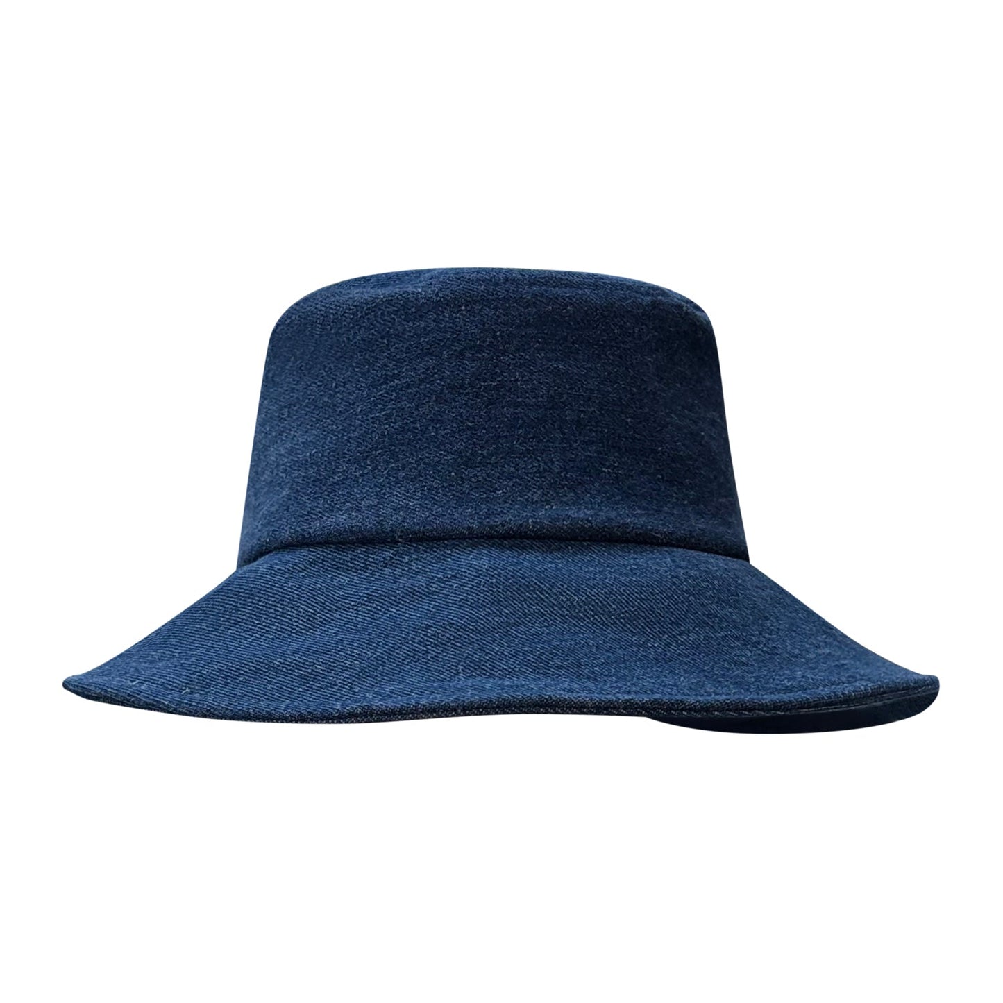 Denim Bucket Hat-Dark Blue