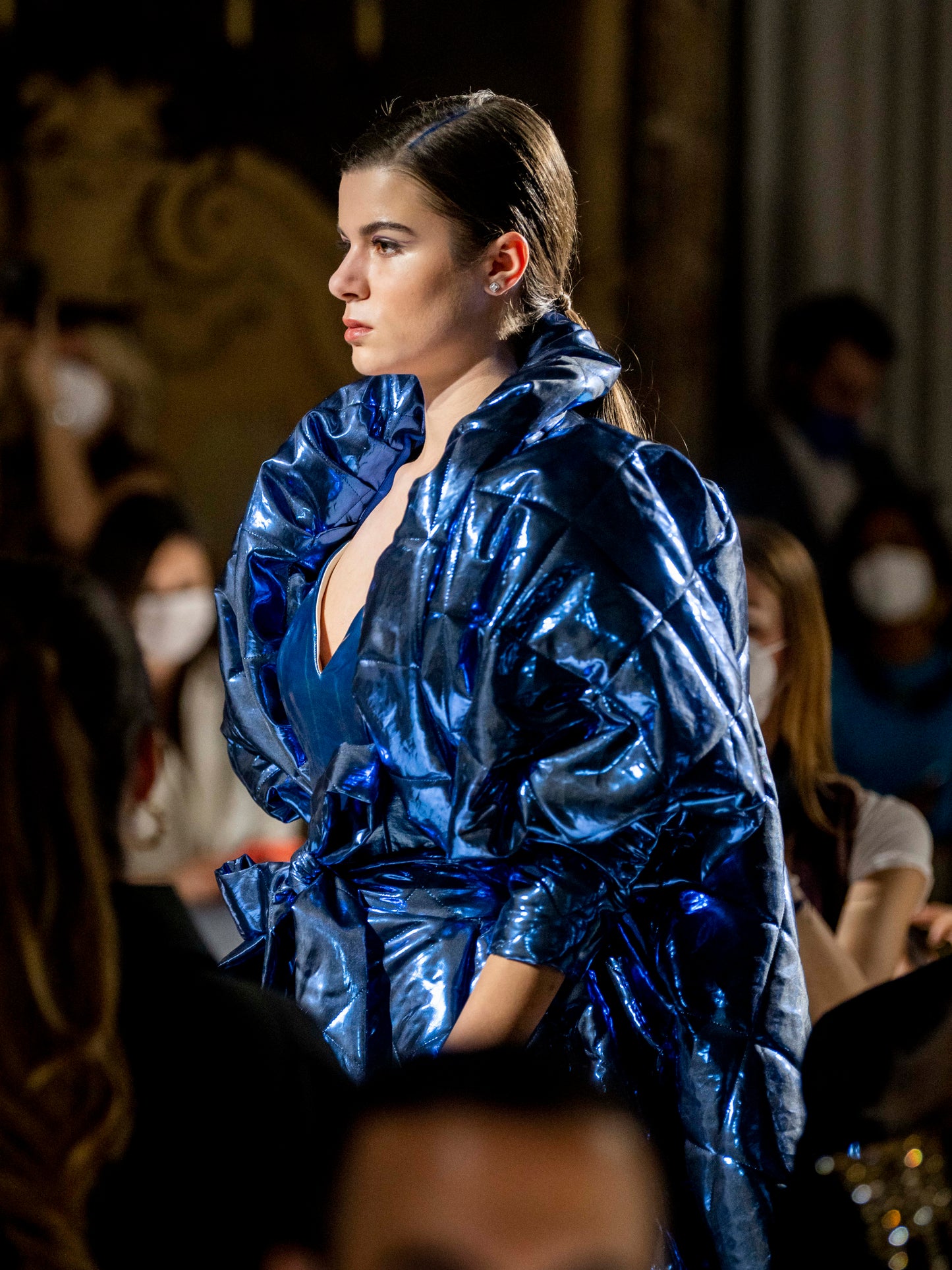 Coat Padded Blue