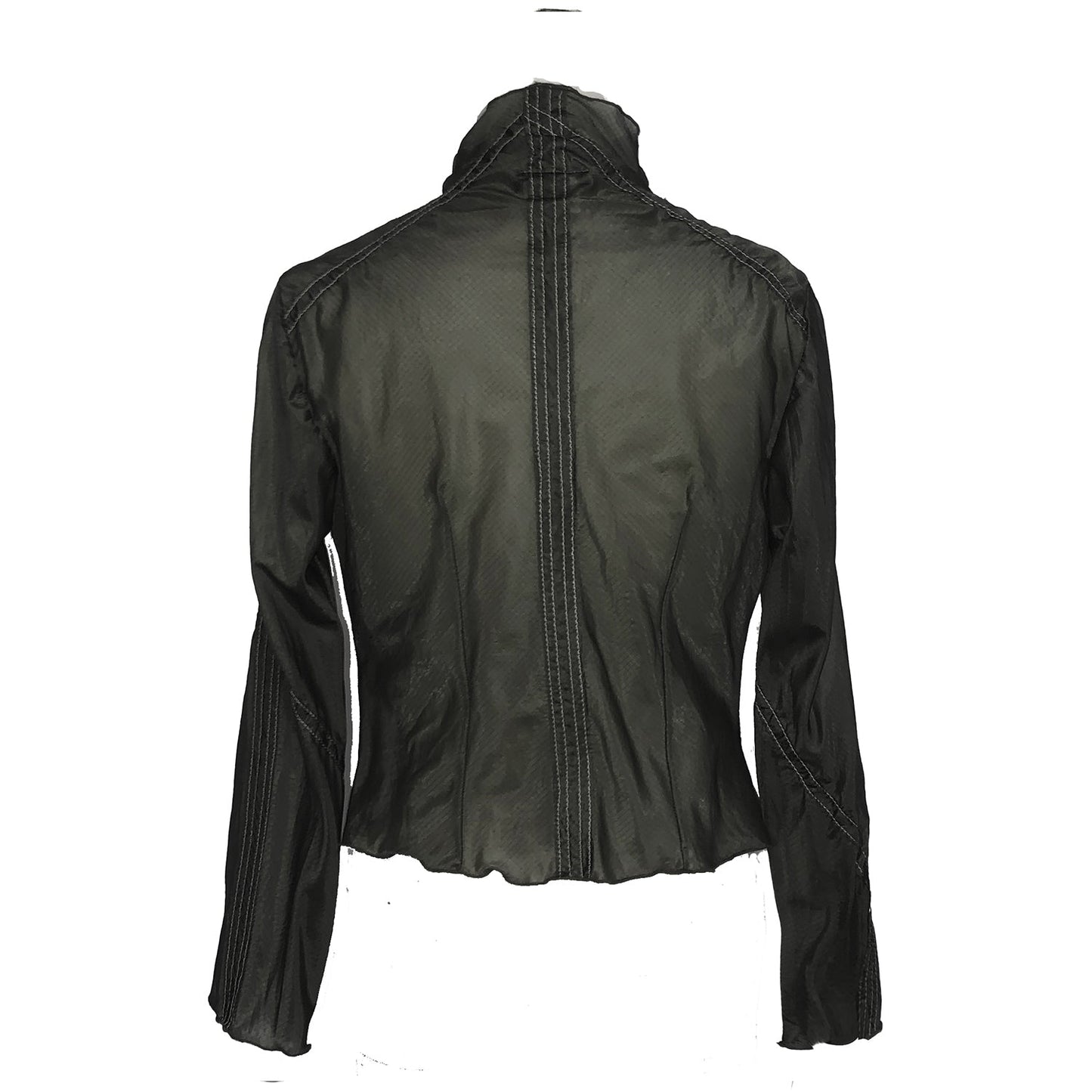Elinor Flutter Front Jacket-Steel Grey