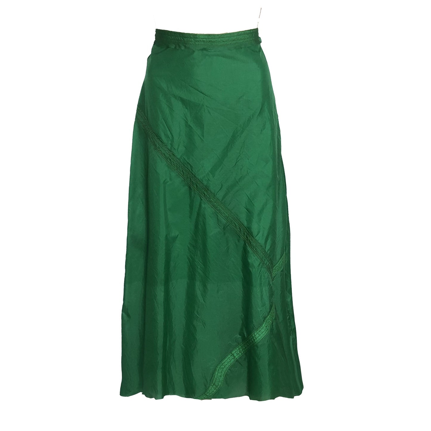 Harriet Midi Parachute Skirt-Forest