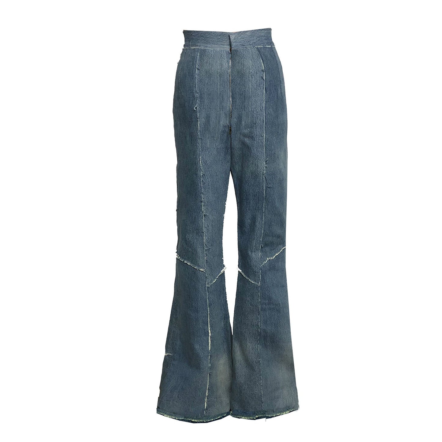 Cher Jean — High-Waisted Flare Medium Blue