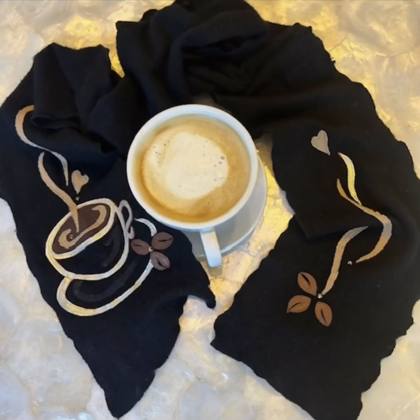 Coffee Cup Scarf ☕