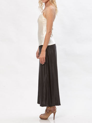 Katherine Skirt-Hemp/Silk-Black