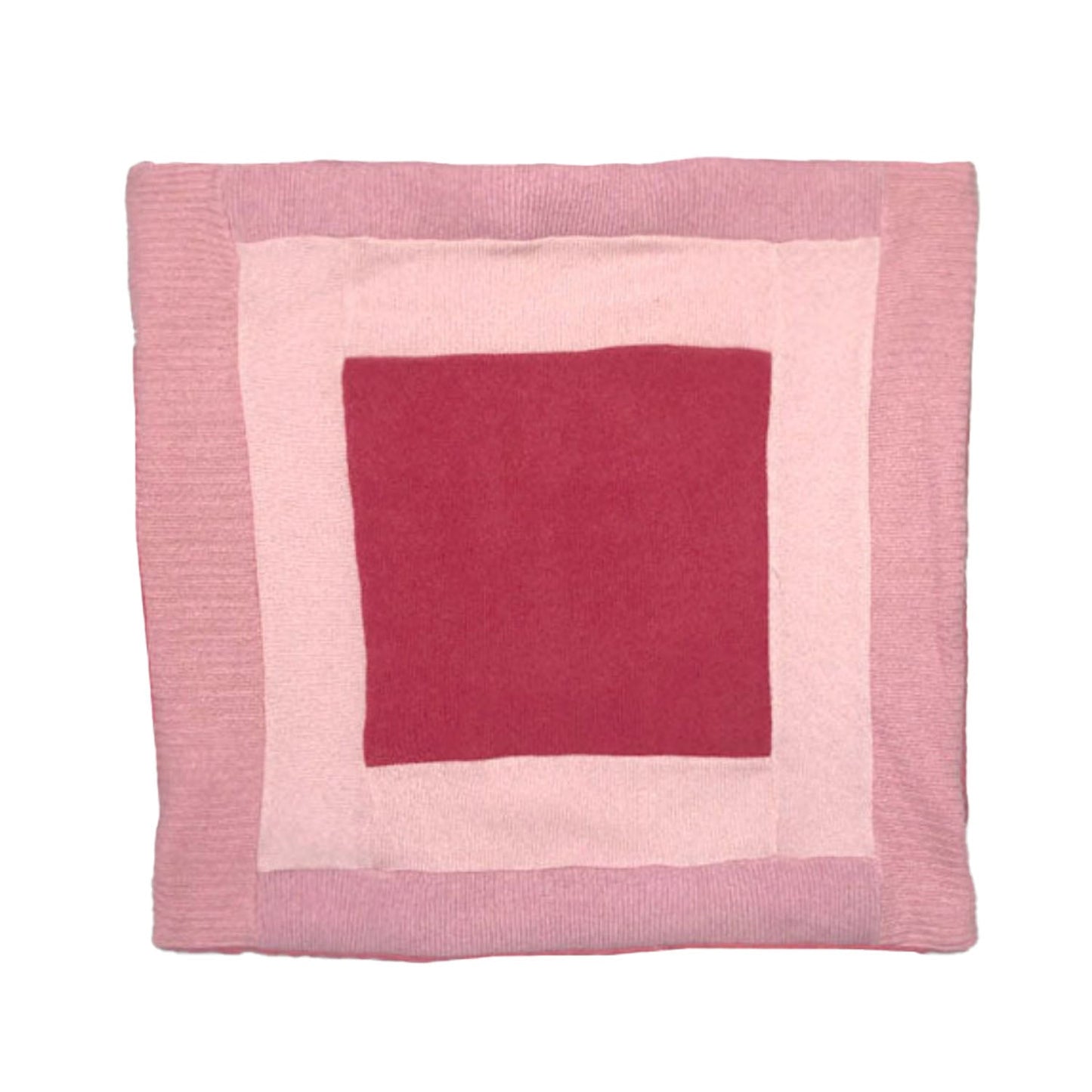 Color Blocked Pillow Pink + 16"