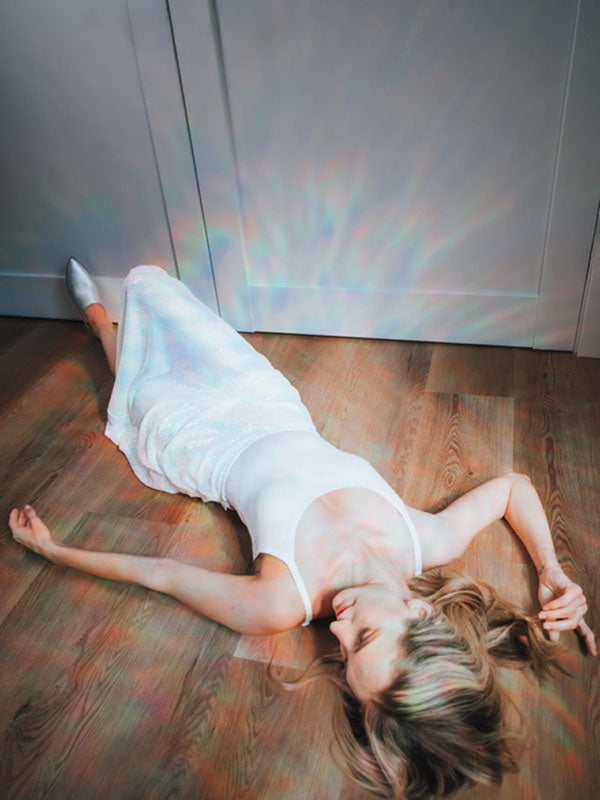 Sequin Bias Skirt