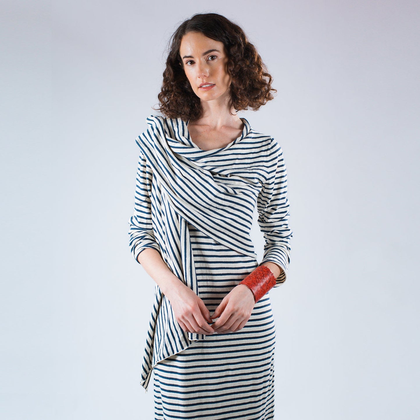 Bridget Stripe Hemp Dress