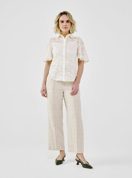Organic Cotton Lace Shirt