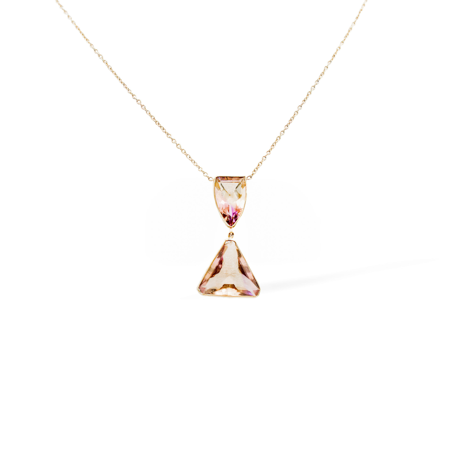 Prism Necklace in 14K Gold