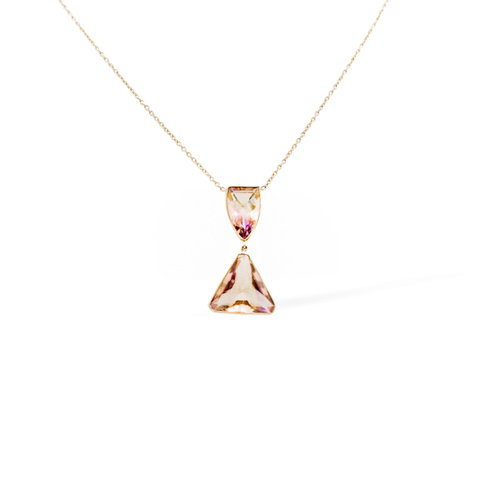 Prism Necklace in 14K Gold
