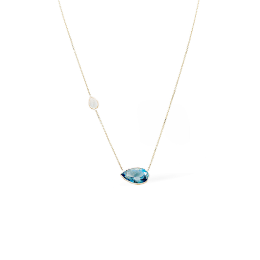 14K Gold Midnight Lagoon Necklace