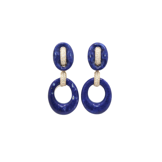 Luna Celeste Lapis & Diamond Drops