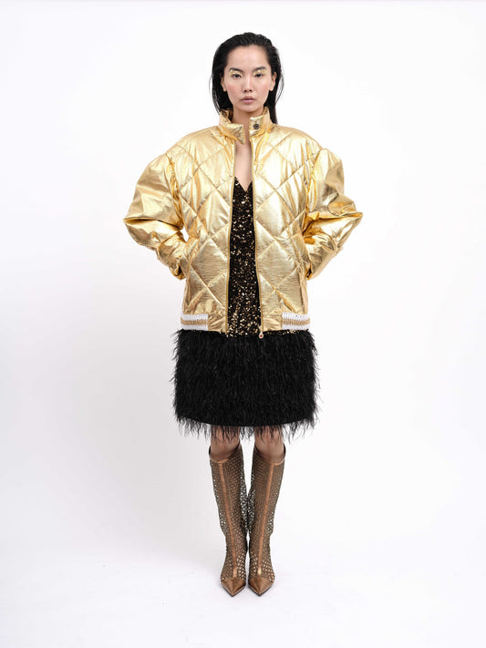 Bomber Jacket Gold
