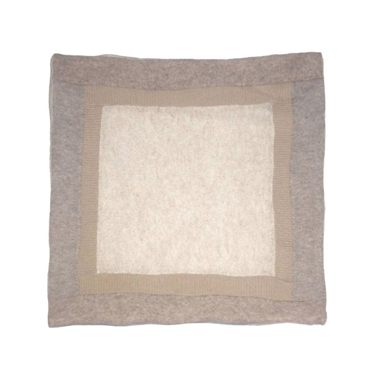 Oatmeal Color Blocked Pillow + 20"