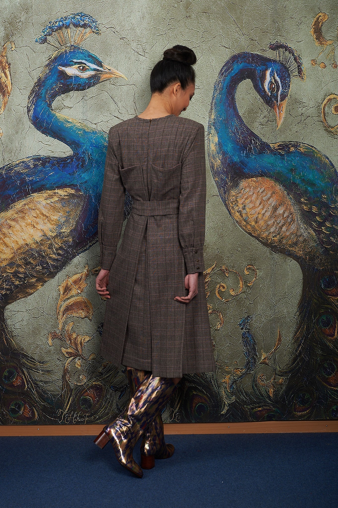 Kariertes Kleid