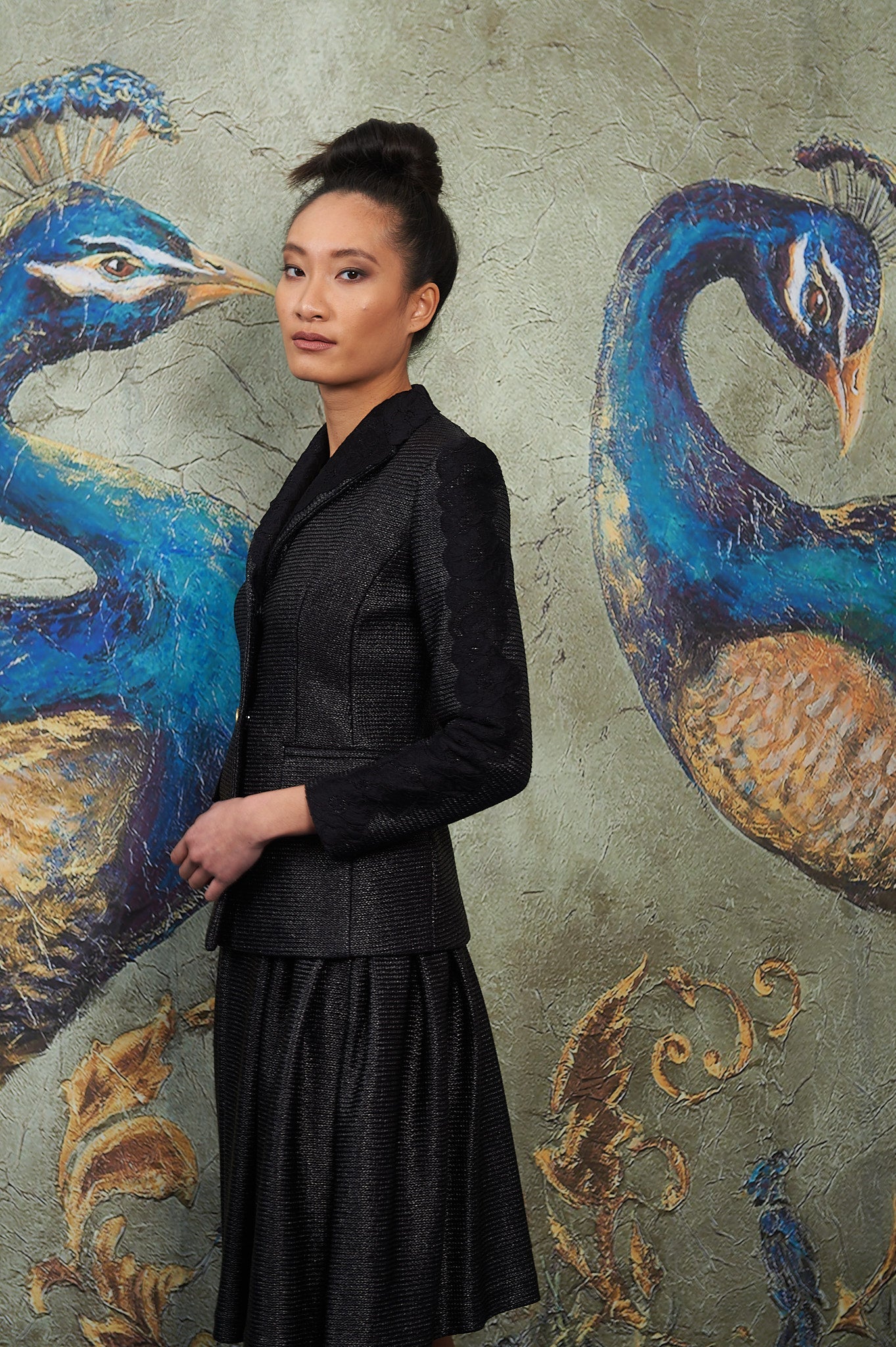 Blazer mit Spitze