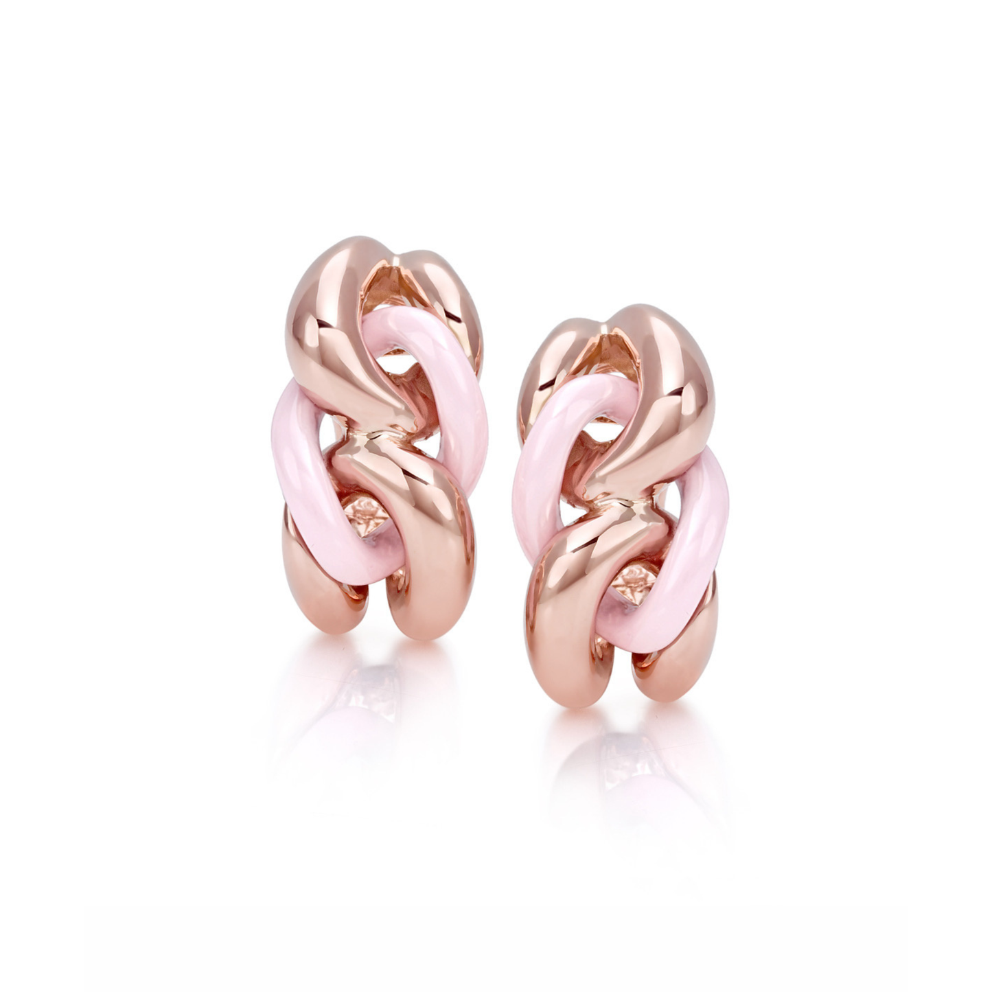 Gourmette Pink Earrings