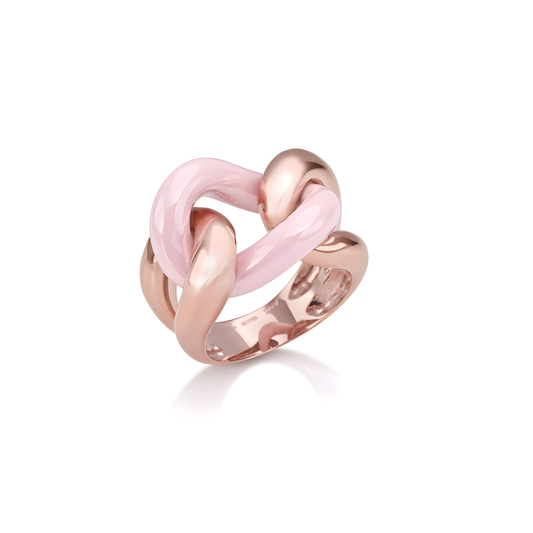 Gourmette Pink Ring