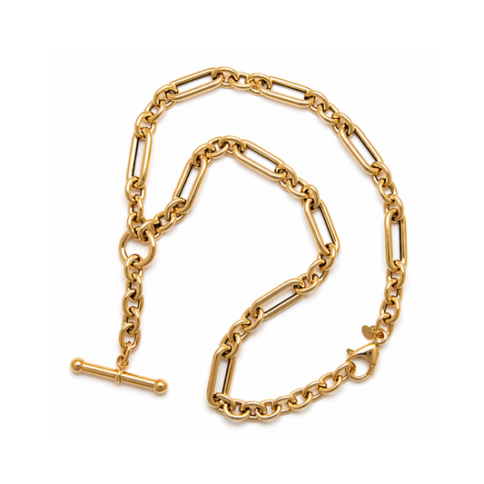Paperclip Toggle Chain Necklace