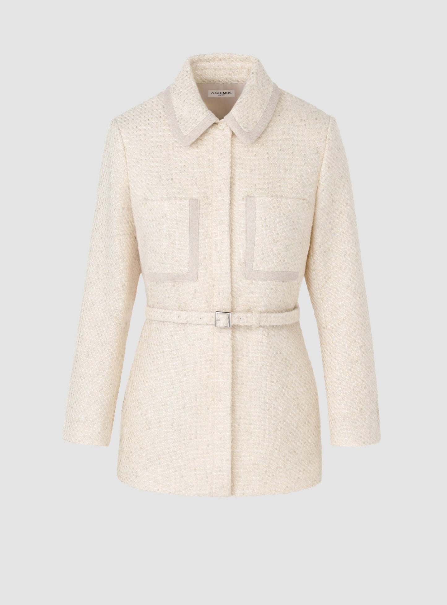 Fancy Tweed Shirt Jacket