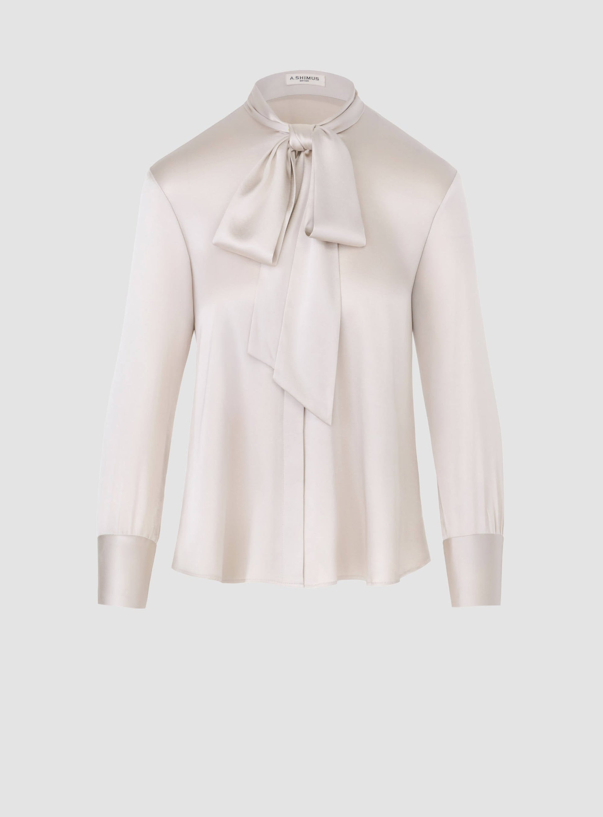 Silk Bow Blouse