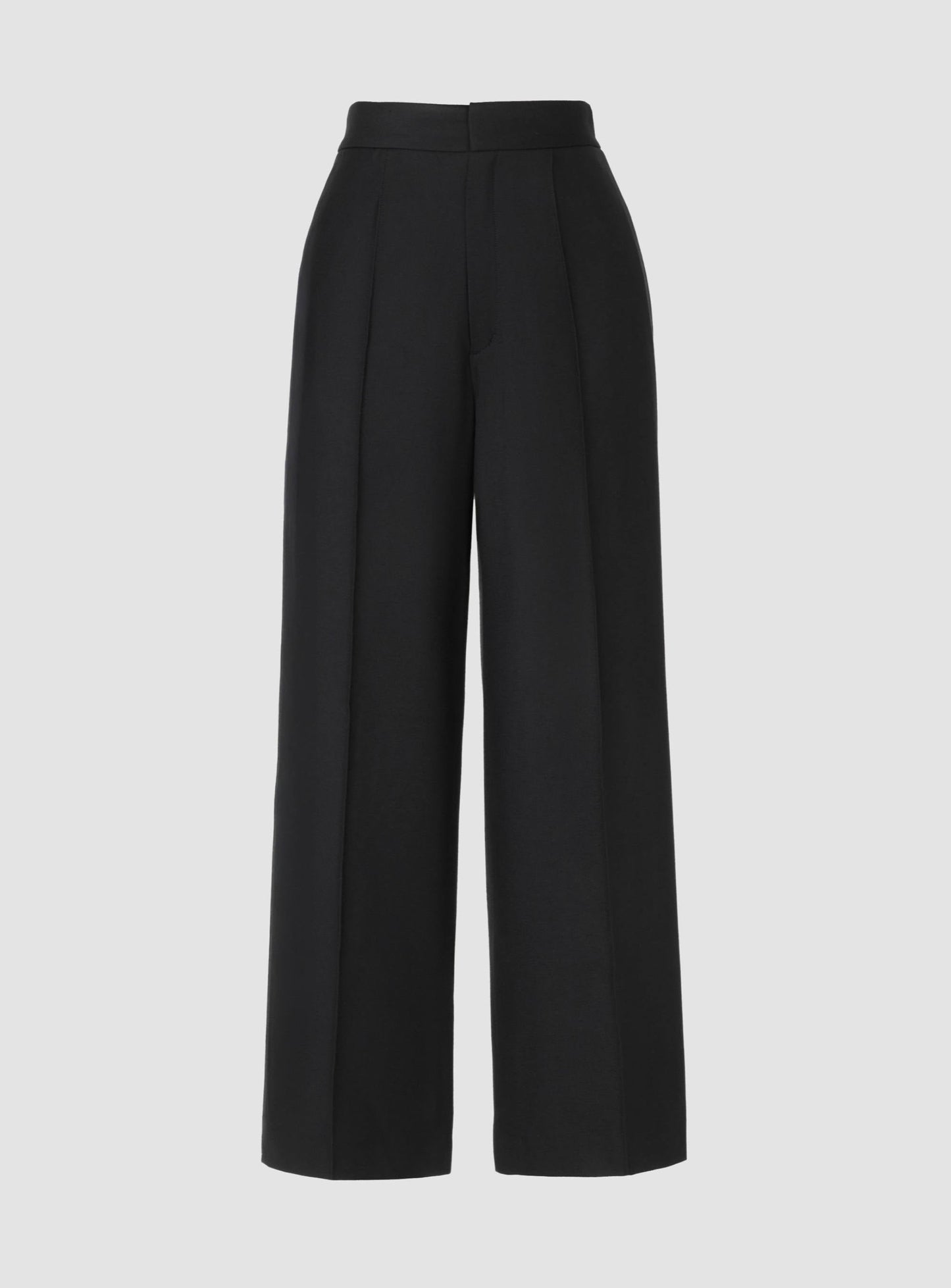 Wide Leg Pants with Elastic Waistband