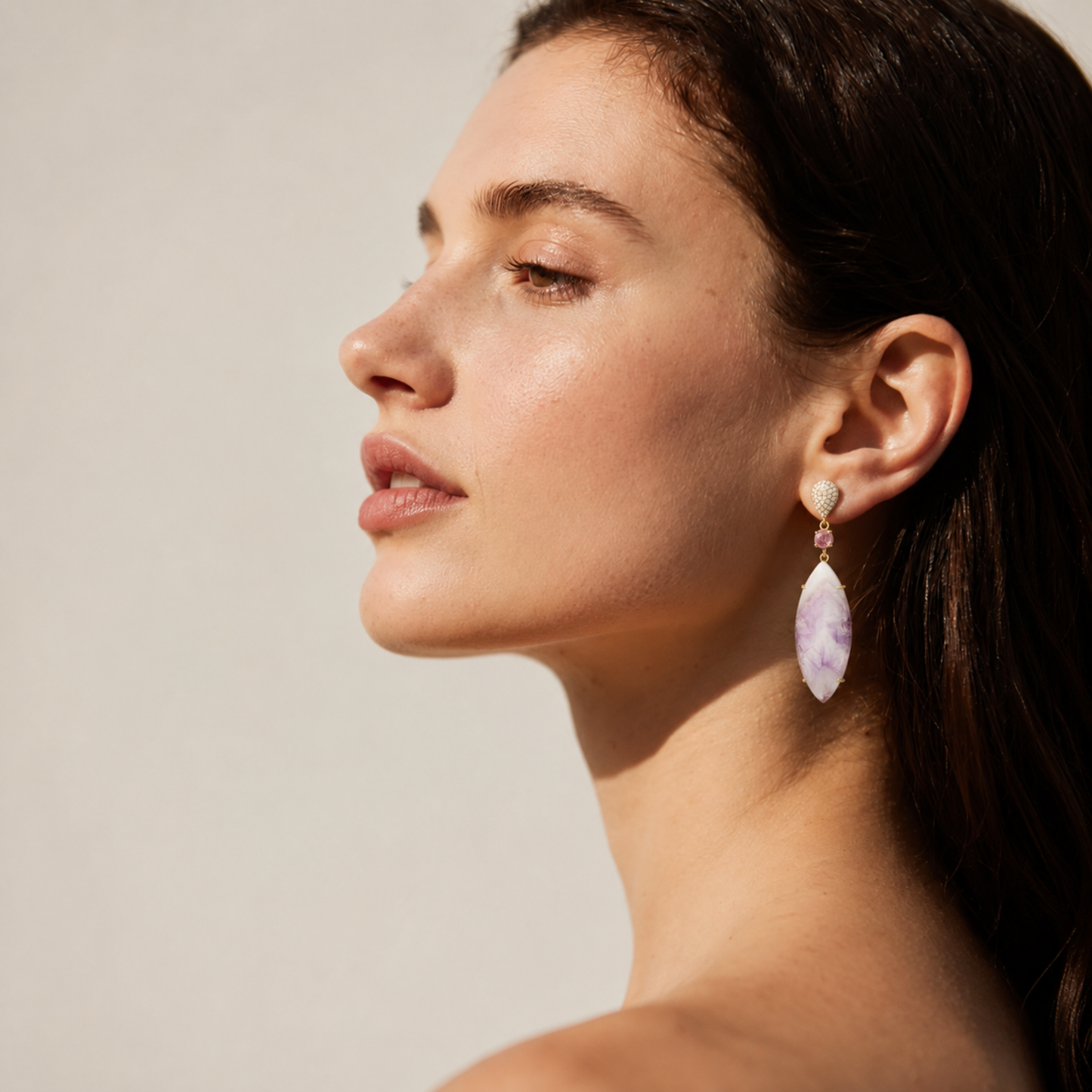 Orchid Haze Earrings