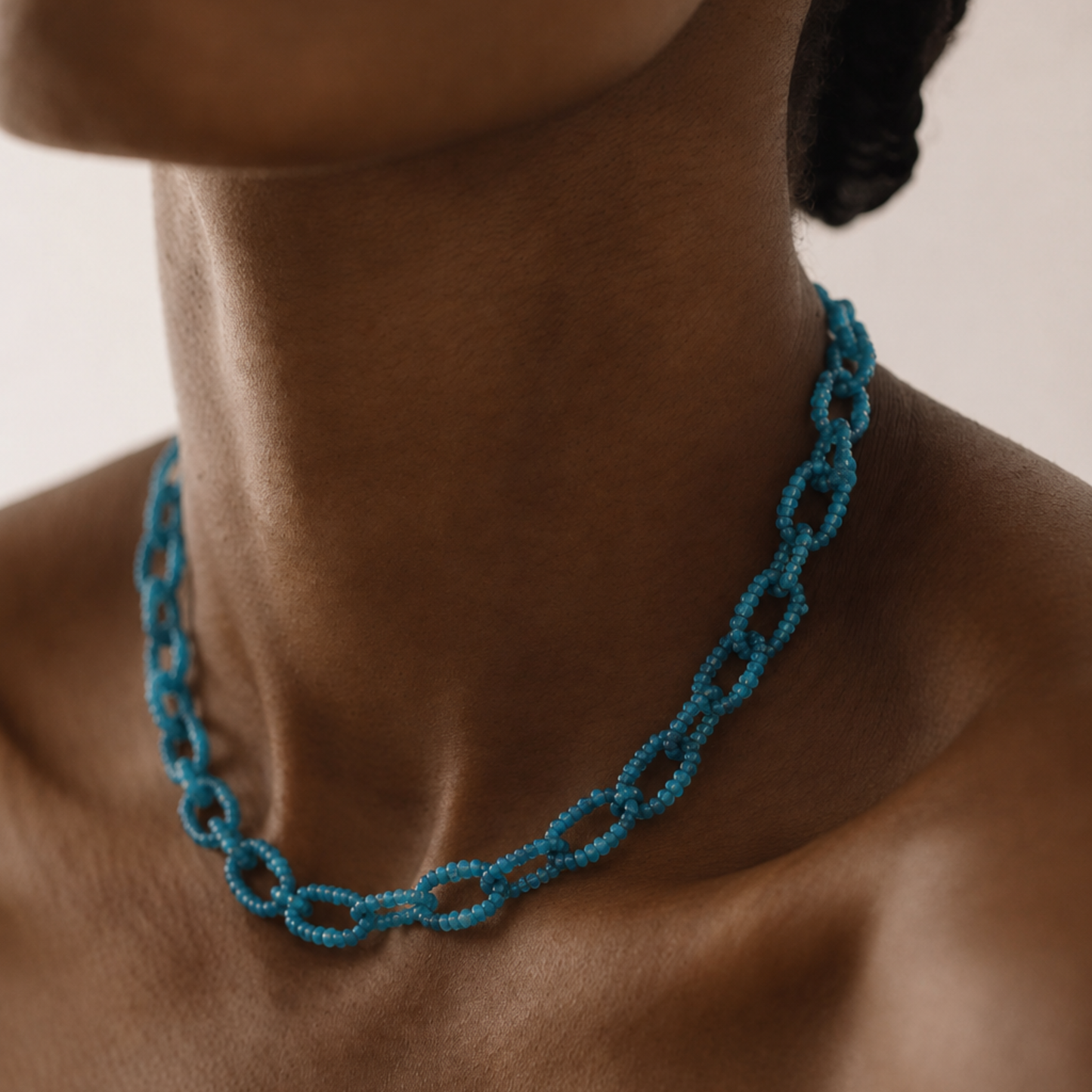 Turquoise Links Necklace