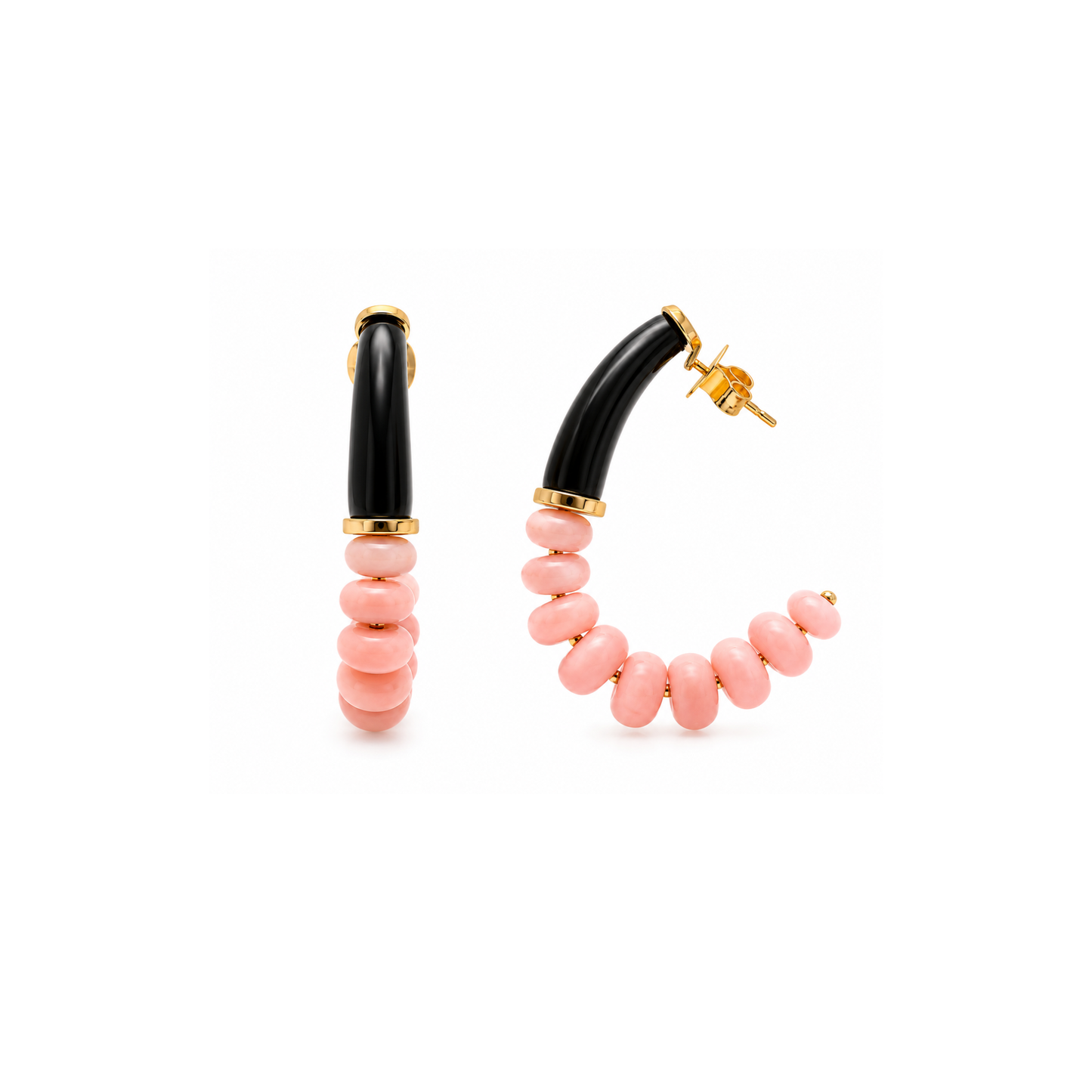18K Gold Rosalia Hoop Earrings