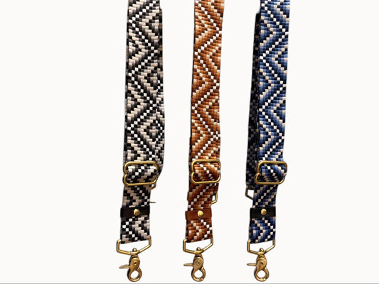 1.5" Geometric Webbing Strap
