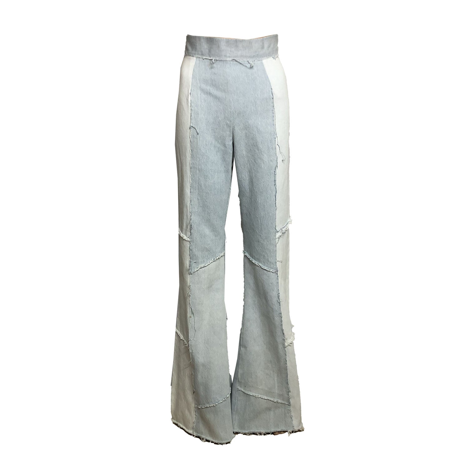 The Alice Jean – Two-Tone Upcycled Denim Flare
