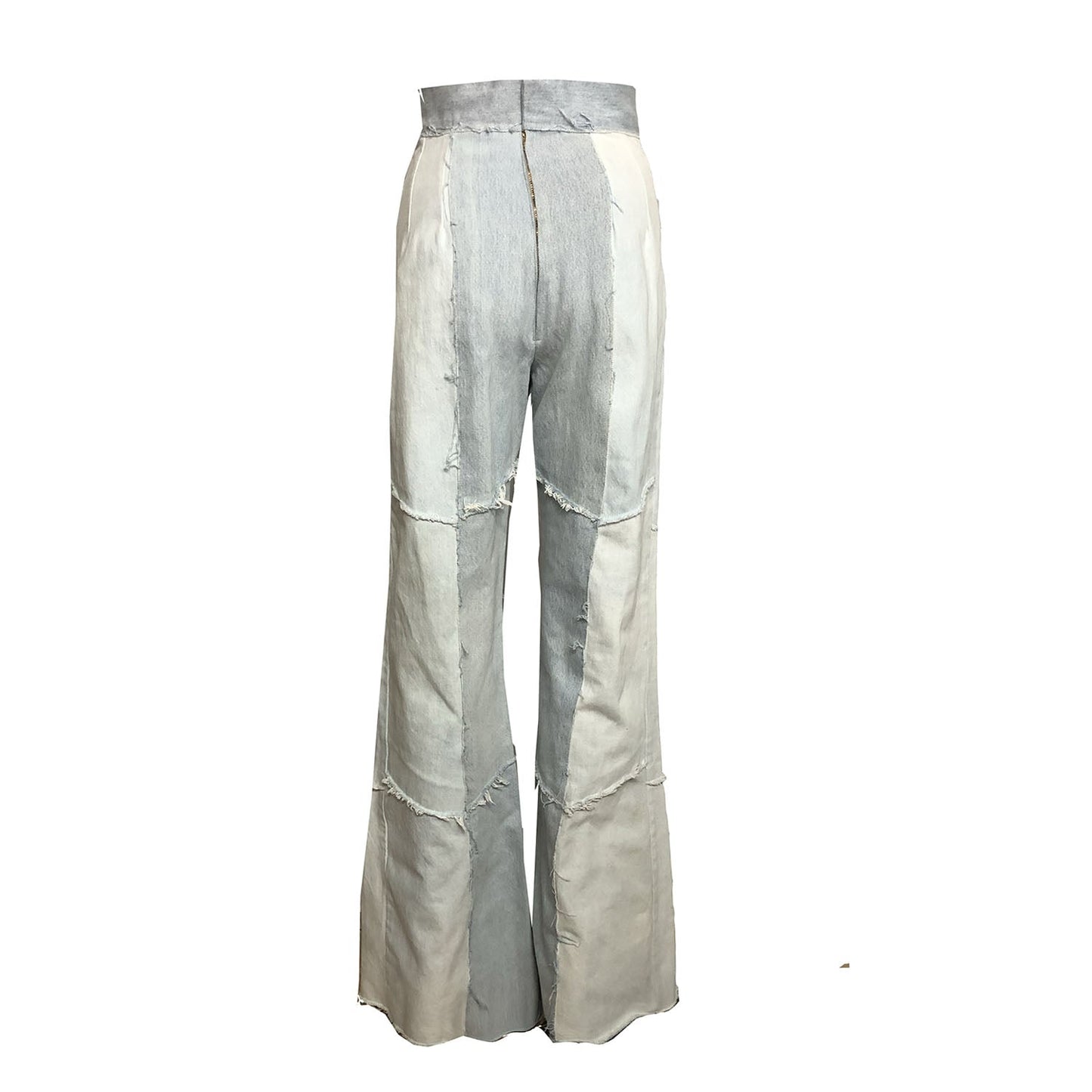 The Alice Jean – Two-Tone Upcycled Denim Flare