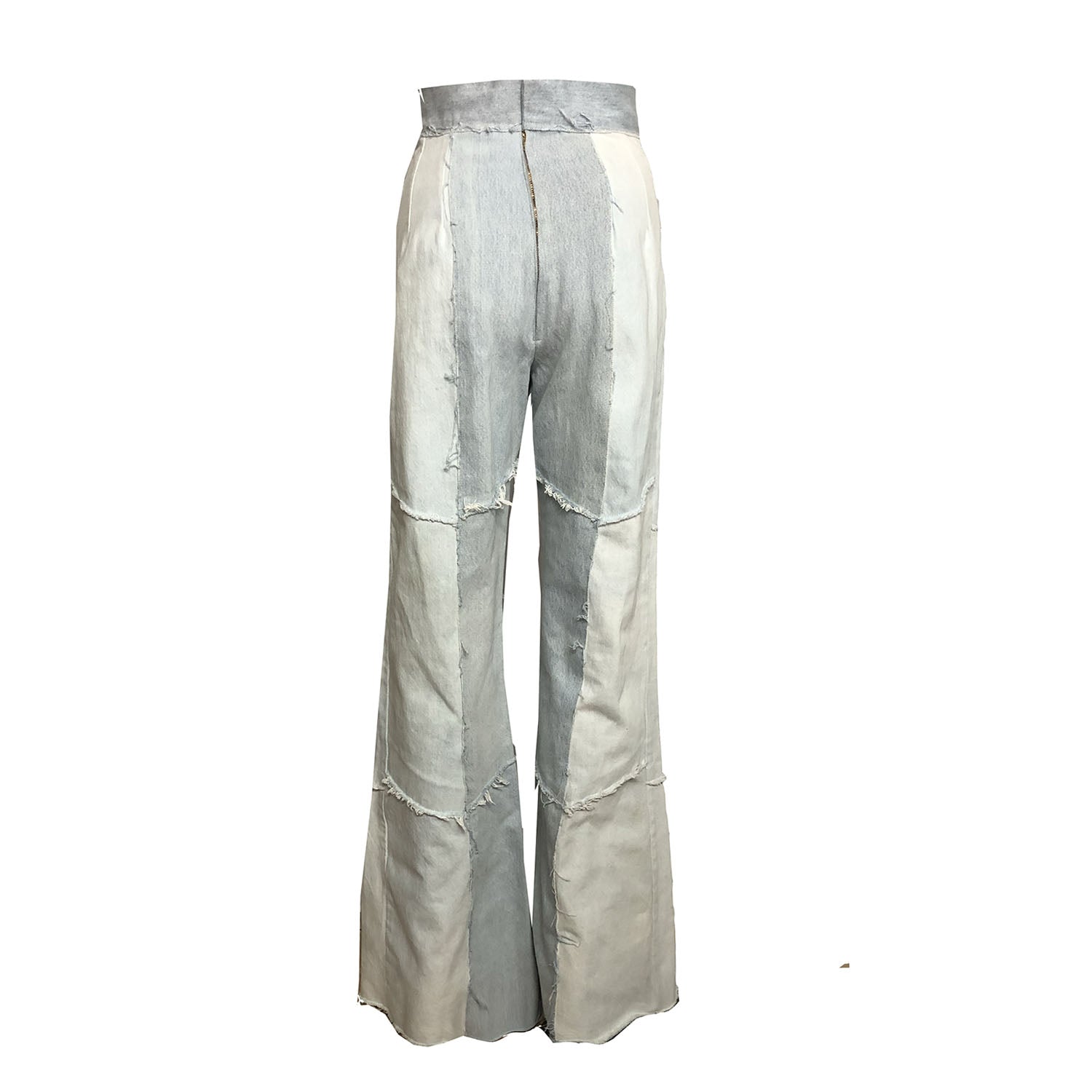 The Alice Jean – Two-Tone Upcycled Denim Flare