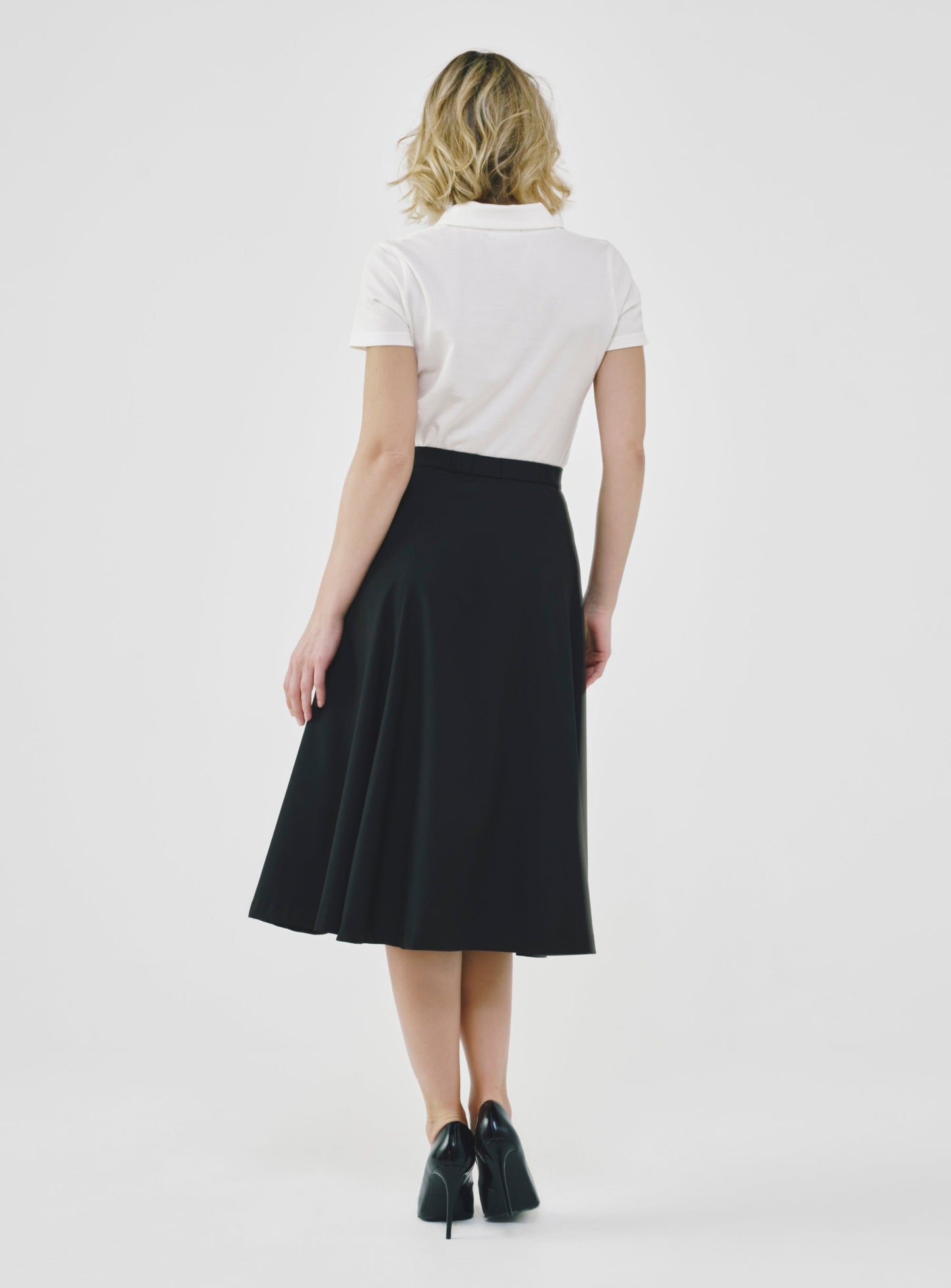 Cotton Polo Shirt with Fancy Tweed